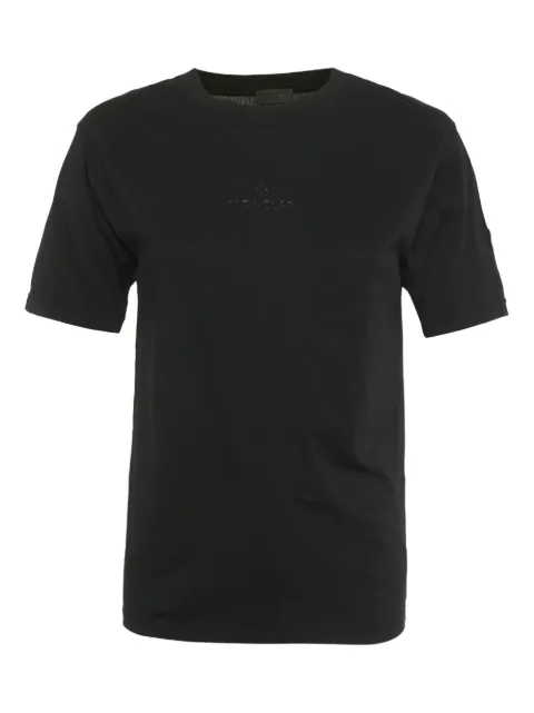 Moncler Vintage appliqué logo T-shirt Black 1206565