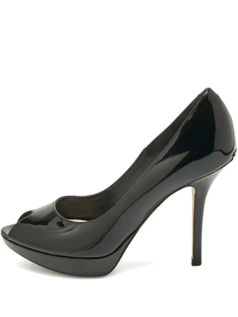 Christian Dior Pre-Owned Miss Dior peep-toe platform pumps Black 1213474