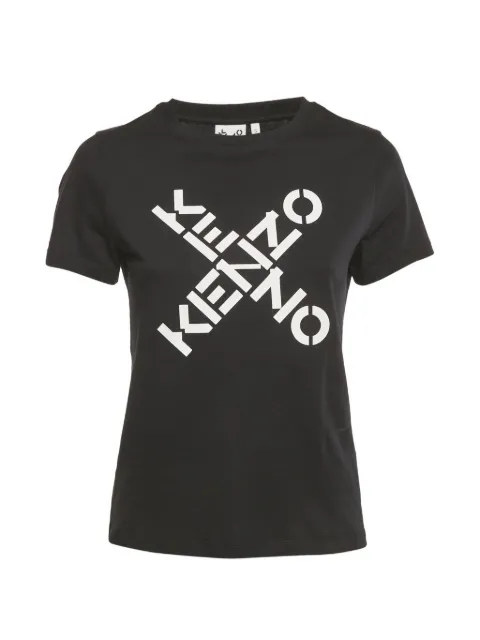 Kenzo Pre-Owned logo-print T-shirt Black 1196846