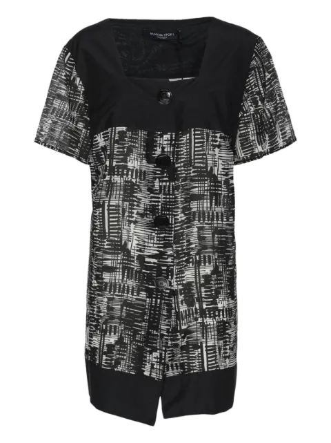 Marina Rinaldi square-neck top Black 1183553