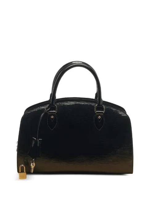 Louis Vuitton Pre-Owned PM Pont Neuf leather handbag Black 1211645