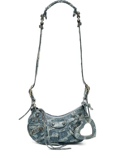 Balenciaga Pre-Owned XS Le Cagole monogram shoulder bag Blue 1213128