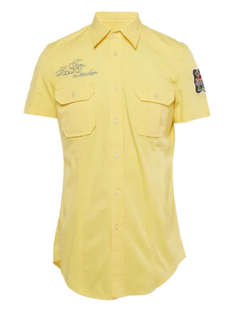 DSQUARED2 short-sleeve buttons-fastening shirt Yellow 1201407