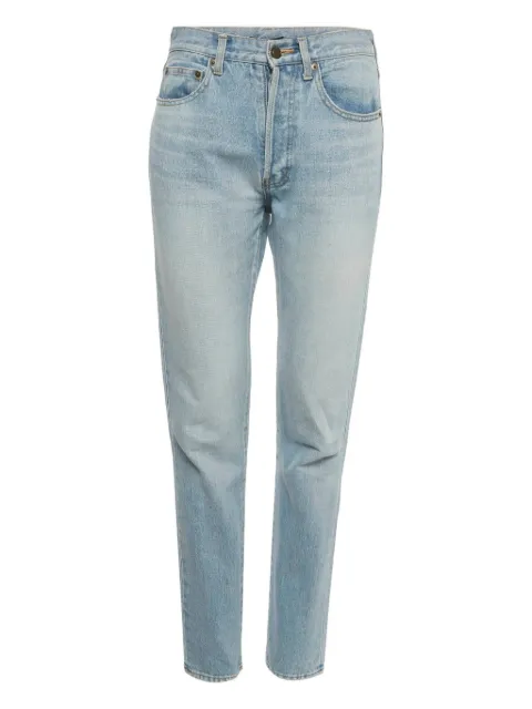 Saint Laurent Pre-Owned five-pocket skinny jeans Blue 1191187