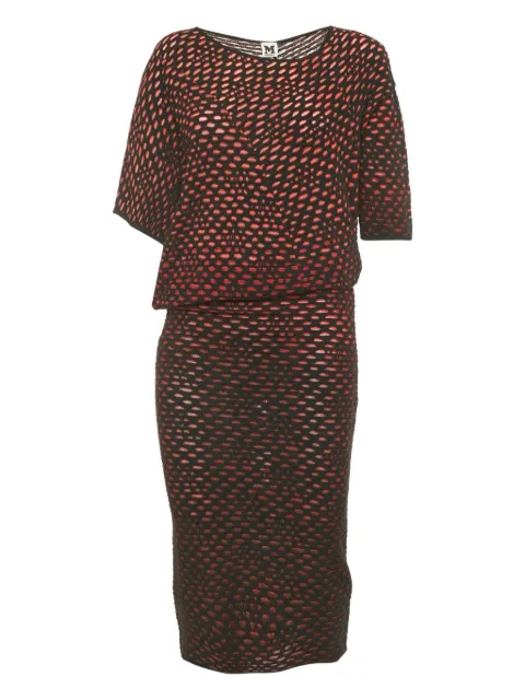 Missoni Pre-Owned knitted flared mini dress Black 1191781