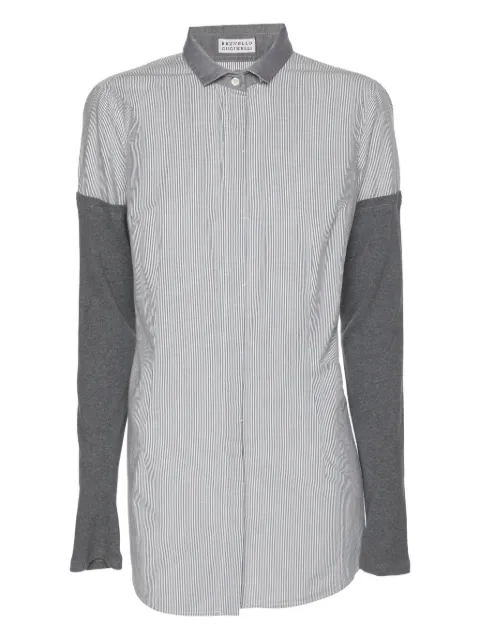 Brunello Cucinelli Vintage striped shirt White 1187551