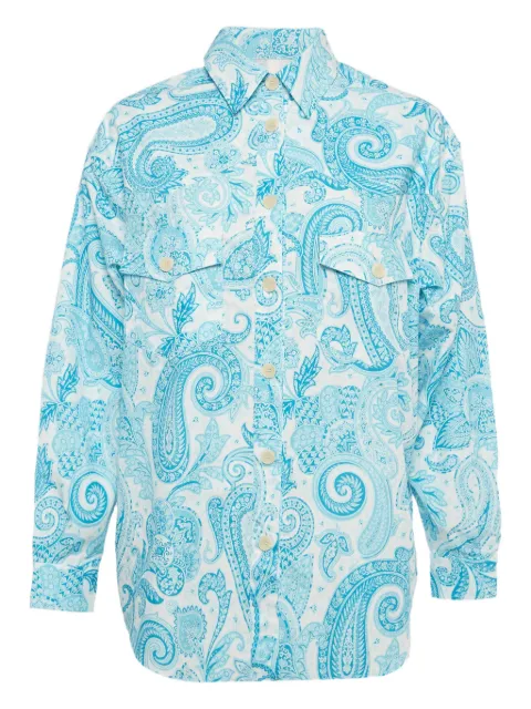 Etro Pre-Owned paisley-print shirt White 1212713