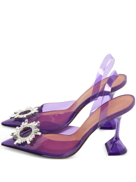 Amina Muaddi Begum sunburst pumps Purple 1189453