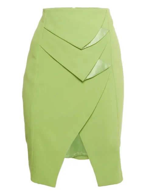 Emporio Armani Pre-Owned slit mini skirt Green 1198384