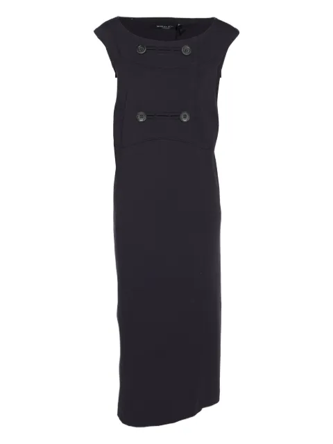 Marina Rinaldi sleeveless buttoned dress Blue 1185066