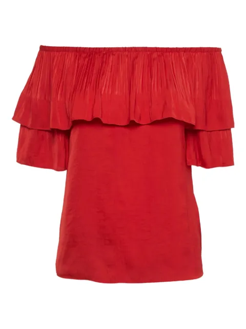 Maje ruffled top Red 1197999