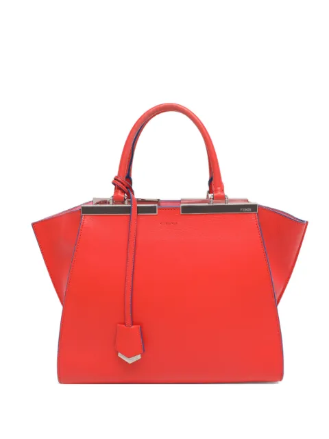 Fendi Pre-Owned 3Jours leather tote bag Orange 1192985