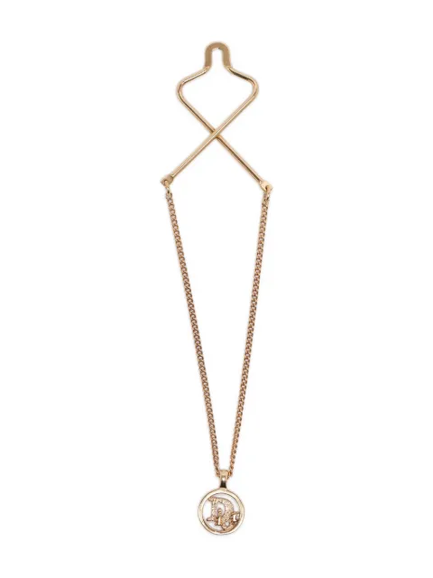 Christian Dior Pre-Owned chain tie tack necklace Gold 1223062