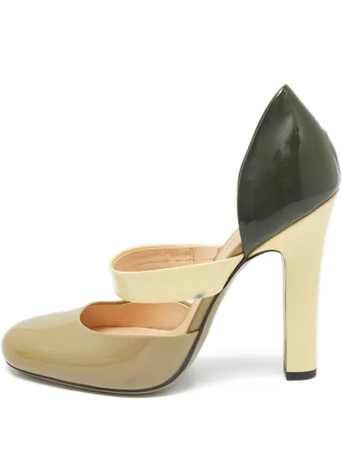 Bottega Veneta Pre-Owned Mary Jane round-toe pumps Neutrals 1169397