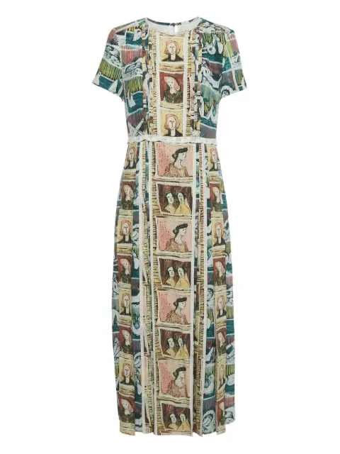 Burberry Pre-Owned silk maxi dress Neutrals 1190844