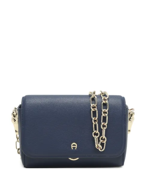 Aigner Vintage Grazia leather cross body bag Blue 1164830