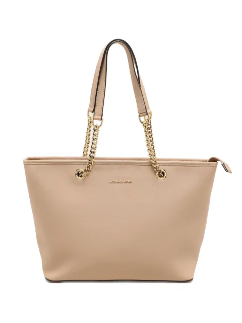 Michael Michael Kors Jet Set Travel calf leather tote bag Neutrals 1157958