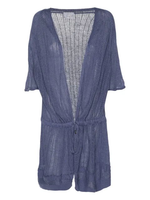 Marina Rinaldi Voyage belted cardigan Blue 1183526
