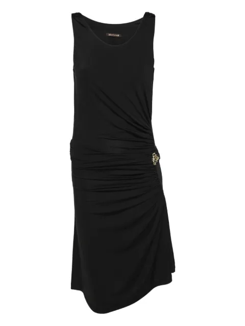 Roberto Cavalli Vintage ruched embellished dress Black 1139068