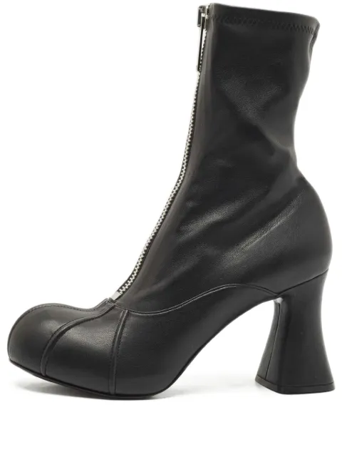 Stella McCartney Pre-Owned Groove front-zip boots Black 1170325