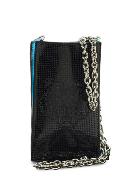 Kenzo Pre-Owned debossed-tiger phone bag Black 1227891