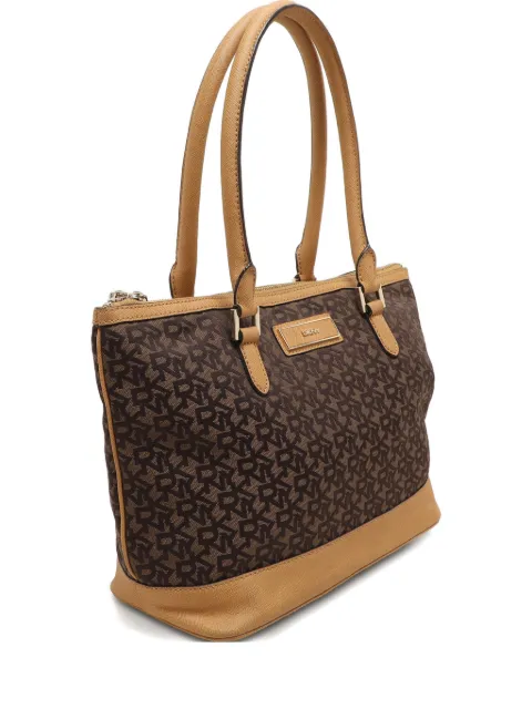 DKNY logo tote bag Brown 1157939