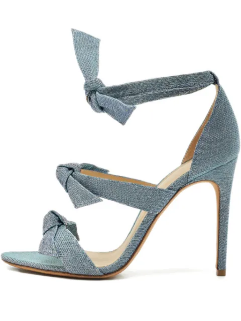Alexandre Birman Lolita knot-detail sandals Blue 1198614
