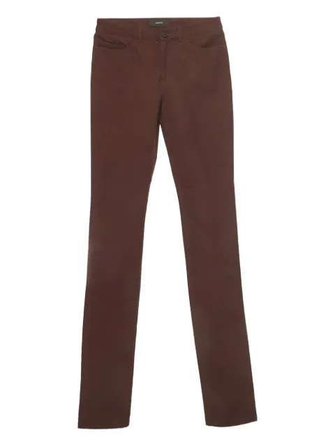 JOSEPH Gabardine Nino stretch trousers Brown 1222964