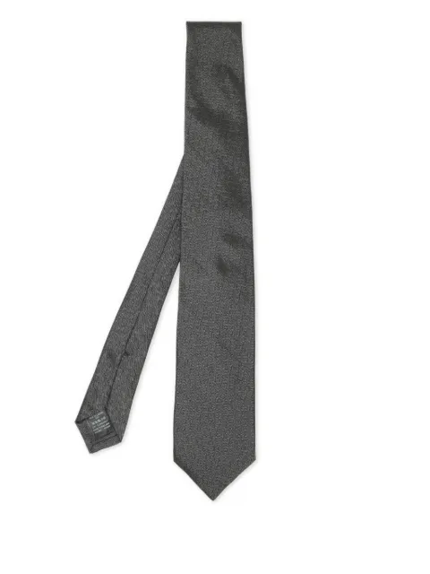 Dunhill woven-pattern tie Grey 1130311