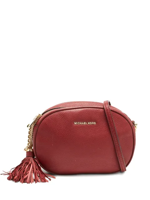 Michael Kors Vintage Ginny leather cross body bag Red 1213102