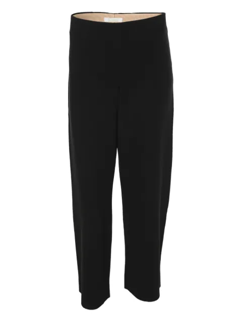 Chloé Pre-Owned crepe trousers Black 1172943