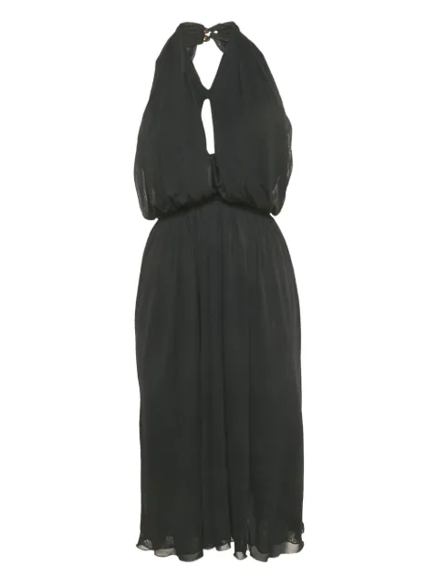 Gucci Pre-Owned halterneck midi dress Black 1194723