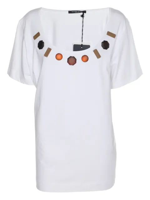Marina Rinaldi crystal-print T-shirt White 1186263