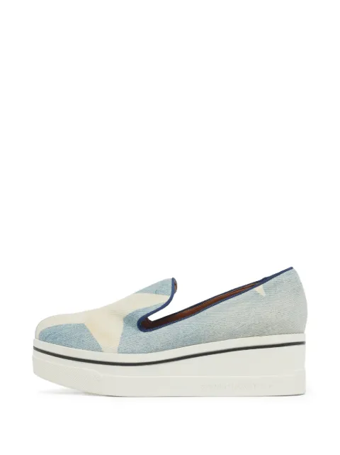 Stella McCartney Pre-Owned Binx platform-sole sneakers Blue 1231351