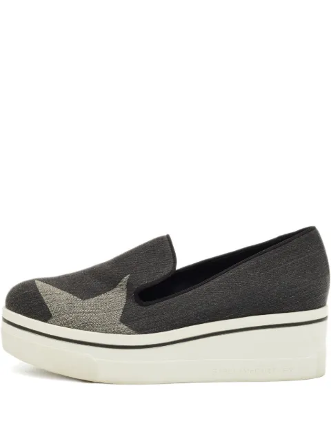 Stella McCartney Pre-Owned star slip-on sneakers Black 1231320
