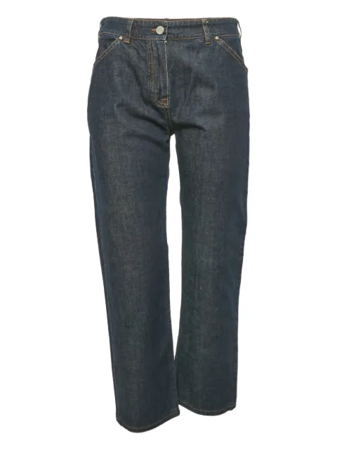 Balenciaga Pre-Owned straight-leg trousers Blue 1159870