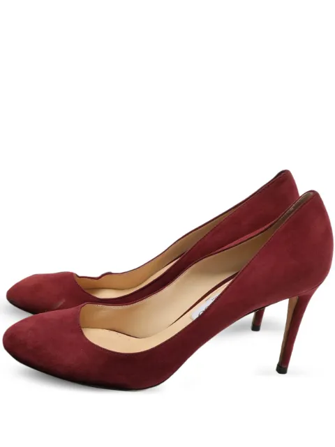 Jimmy Choo Pre-Owned suede pumps Red 1046835