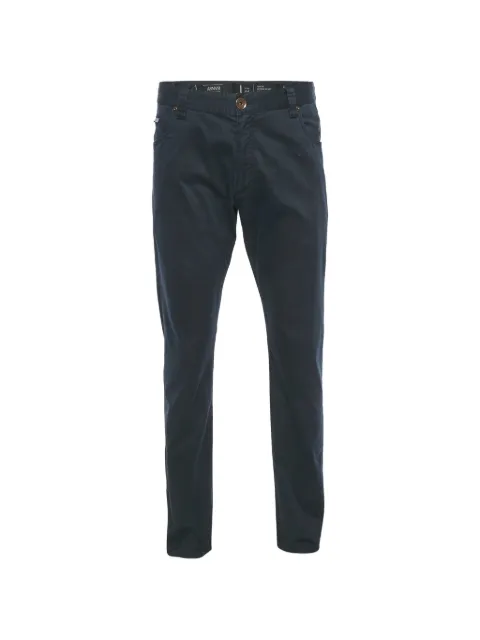 Armani Vintage belt-loops trousers Blue 1224207