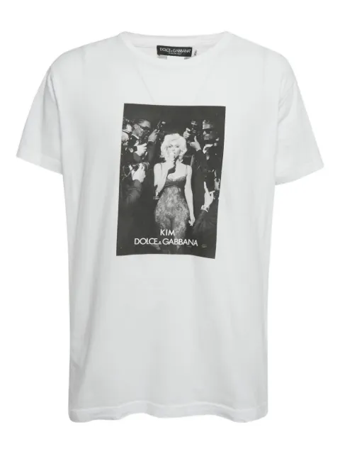 Dolce & Gabbana Pre-Owned graphic-print T-shirt White 1192761
