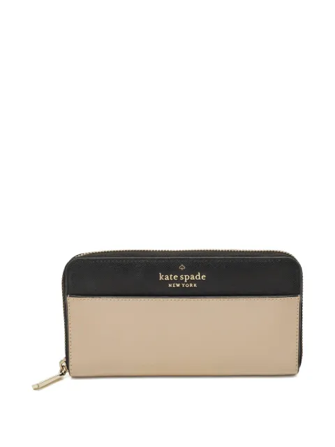 Kate Spade Staci leather zip wallet Neutrals 1206729