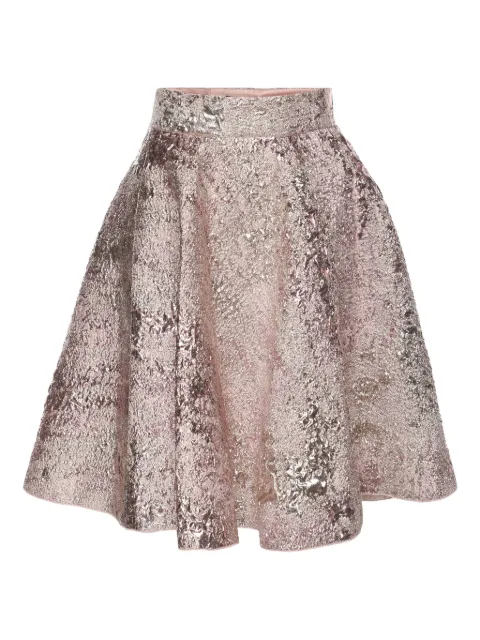 Dolce & Gabbana Pre-Owned lurex flared mini skirt Pink 1224090