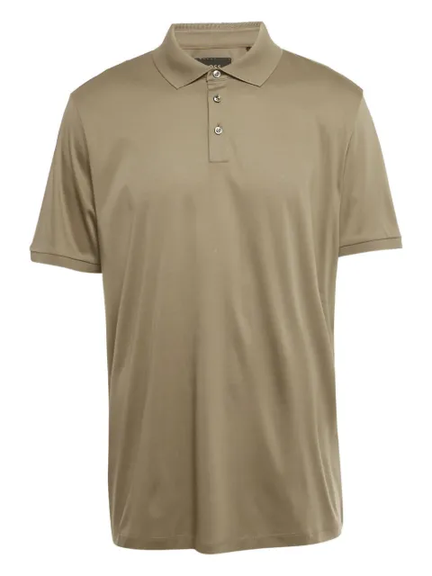 BOSS jersey buttoned polo shirt Grey 1226422