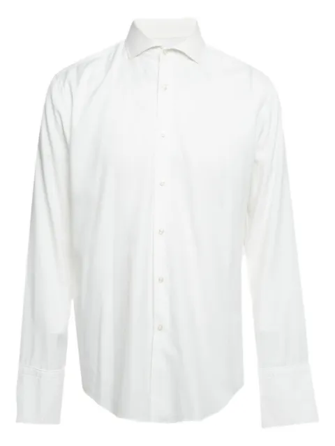 BOSS cotton shirt White 1220176