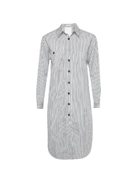 SANDRO striped cotton dress White 1219617