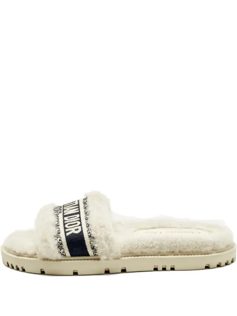 Christian Dior Pre-Owned Dway slippers Neutrals 1234292