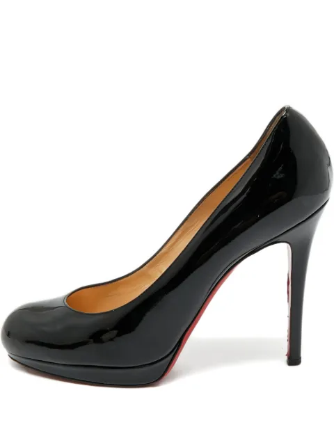 Christian Louboutin Pre-Owned leather stiletto-heel pumps Black 1200797