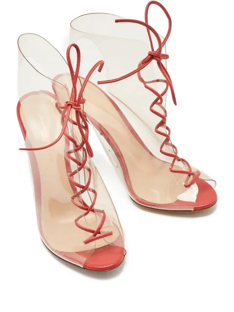 Gianvito Rossi Helmut lace-up boots Red 1185818