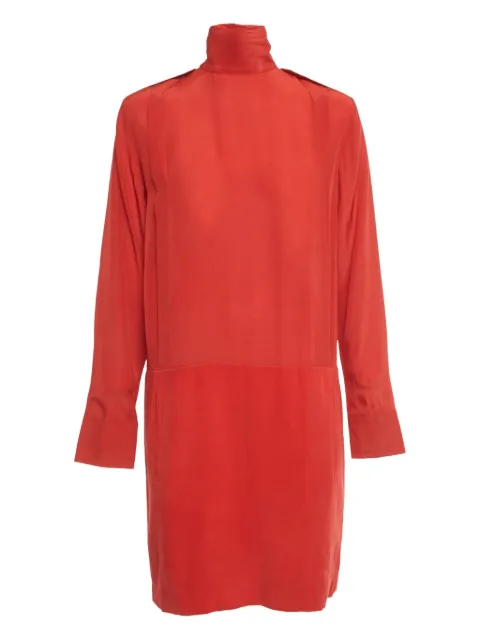 See by Chloé crepe silk mini dress Red 1233646