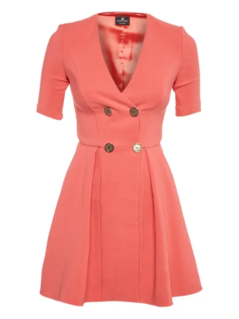 Elisabetta Franchi double-breasted mini dress Orange 1207073