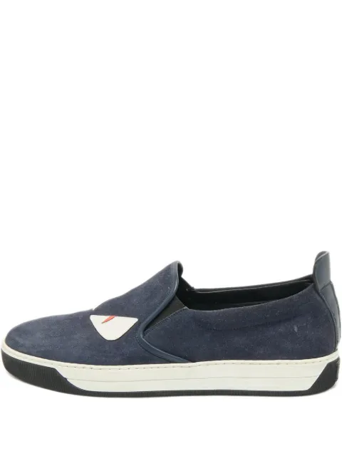 Fendi Pre-Owned leather shoes Blue 1186789